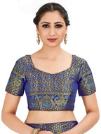 Mimosa Women's Green Banarasi Chiffon Saree - Distacart
