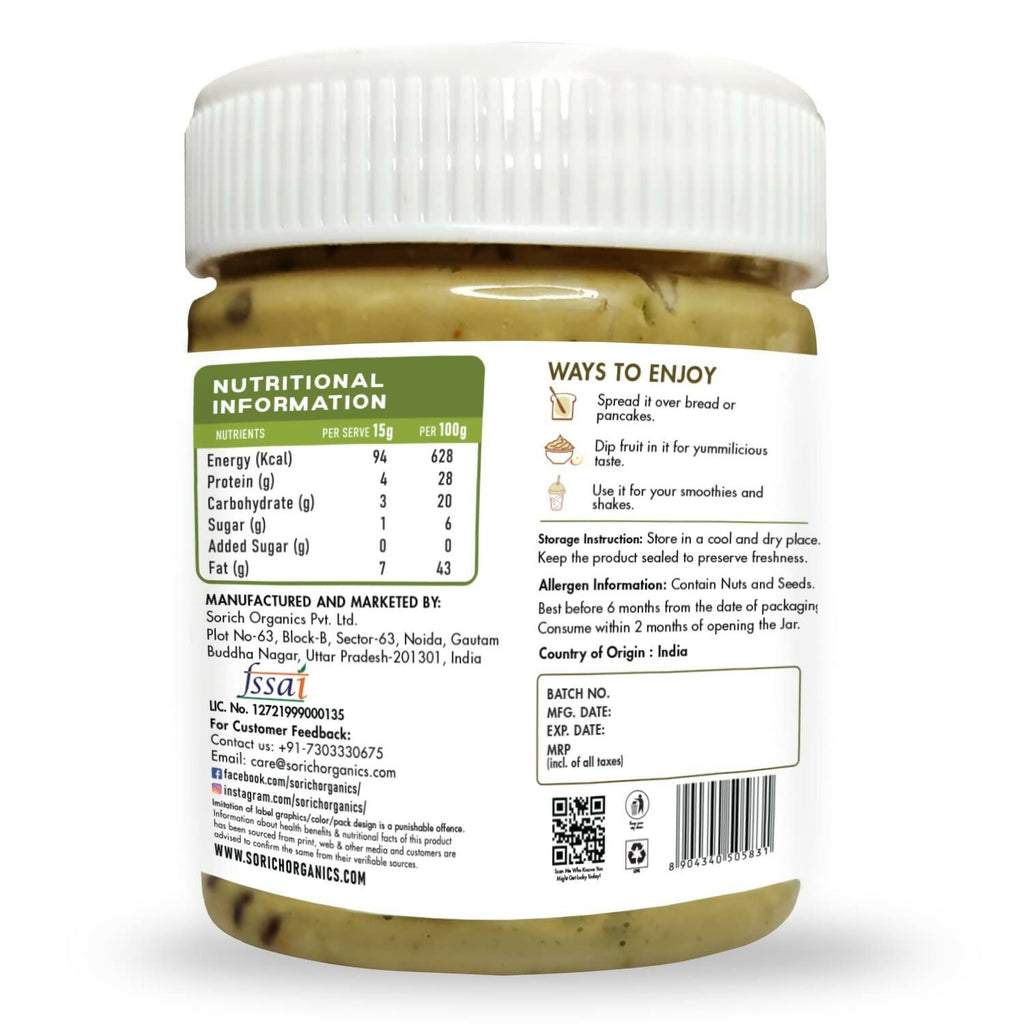 Sorich Organics Seed Peanut Crunchy Butter