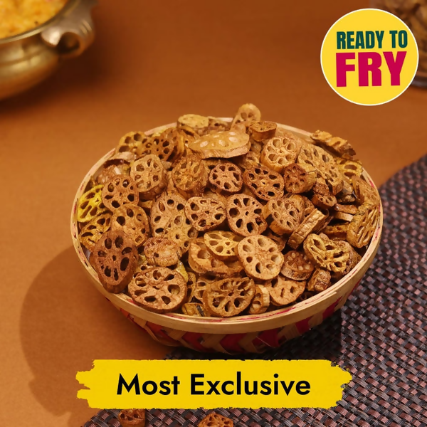 Sweet Karam Coffee Lotus Stem Crisps (Thamarai Thandu Vathal) - Distacart