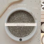 Organic Ayurvedistan Chia Seeds - Distacart