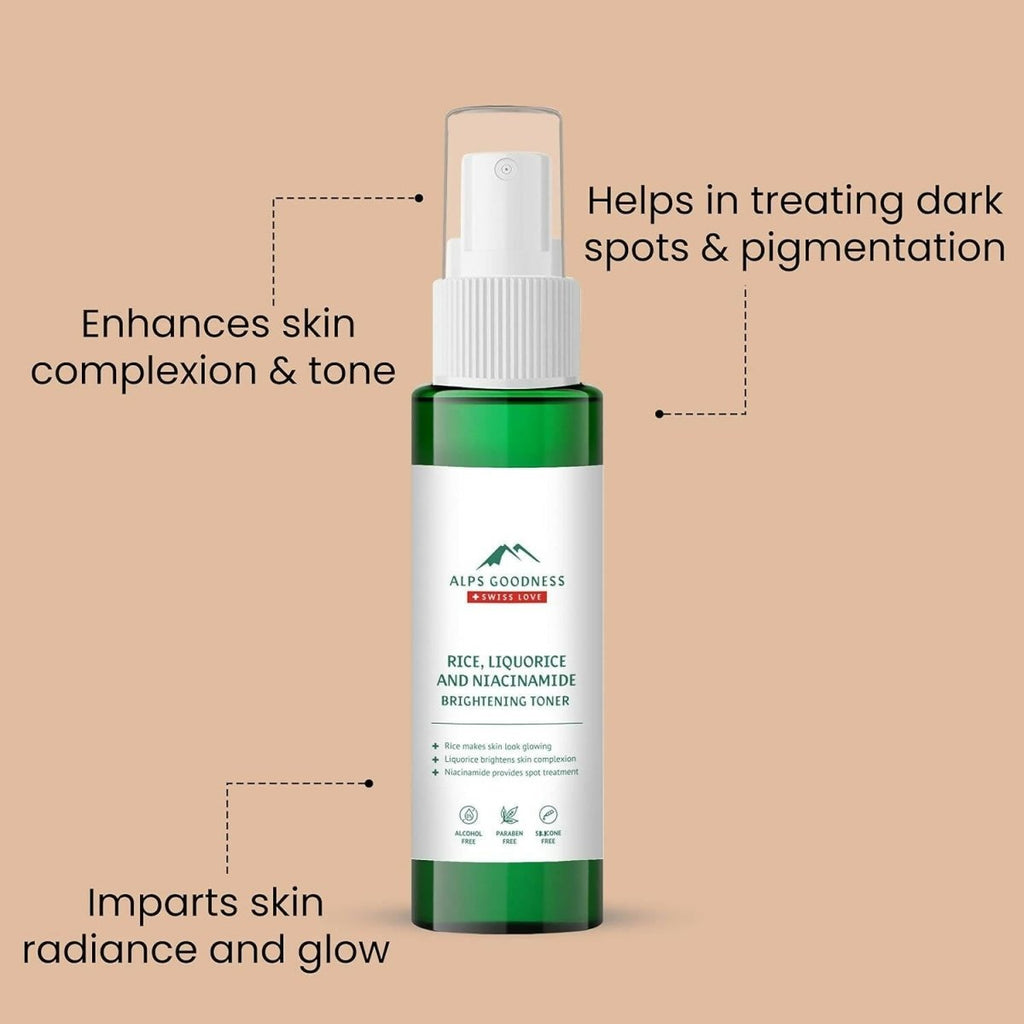 Alps Goodness Rice, Liquorice & Niacinamide Brightening Toner - Distacart