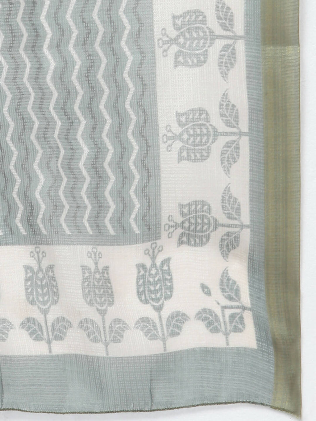 Myshka Women Grey Ethnic Motifs Printed Kurta with Shararas With Dupatta Set - Distacart