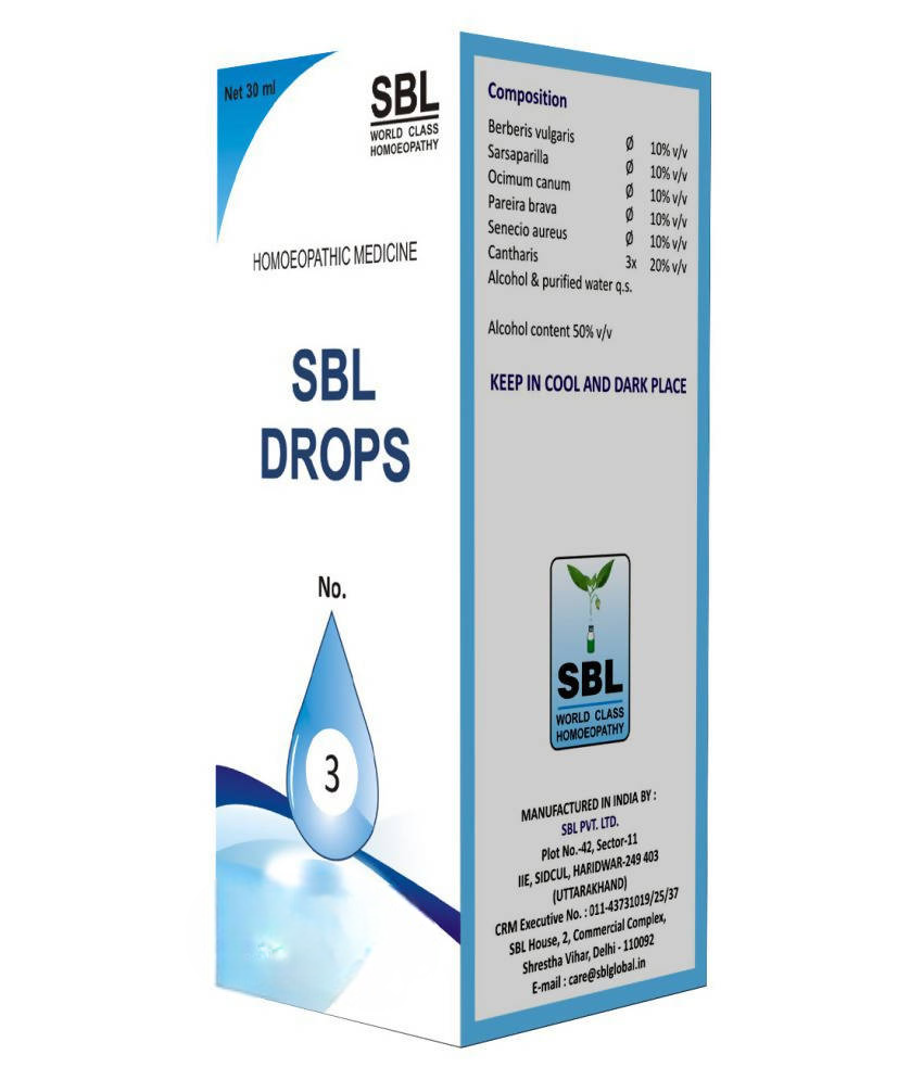 SBL Homeopathy Drops No. 3 - Distacart