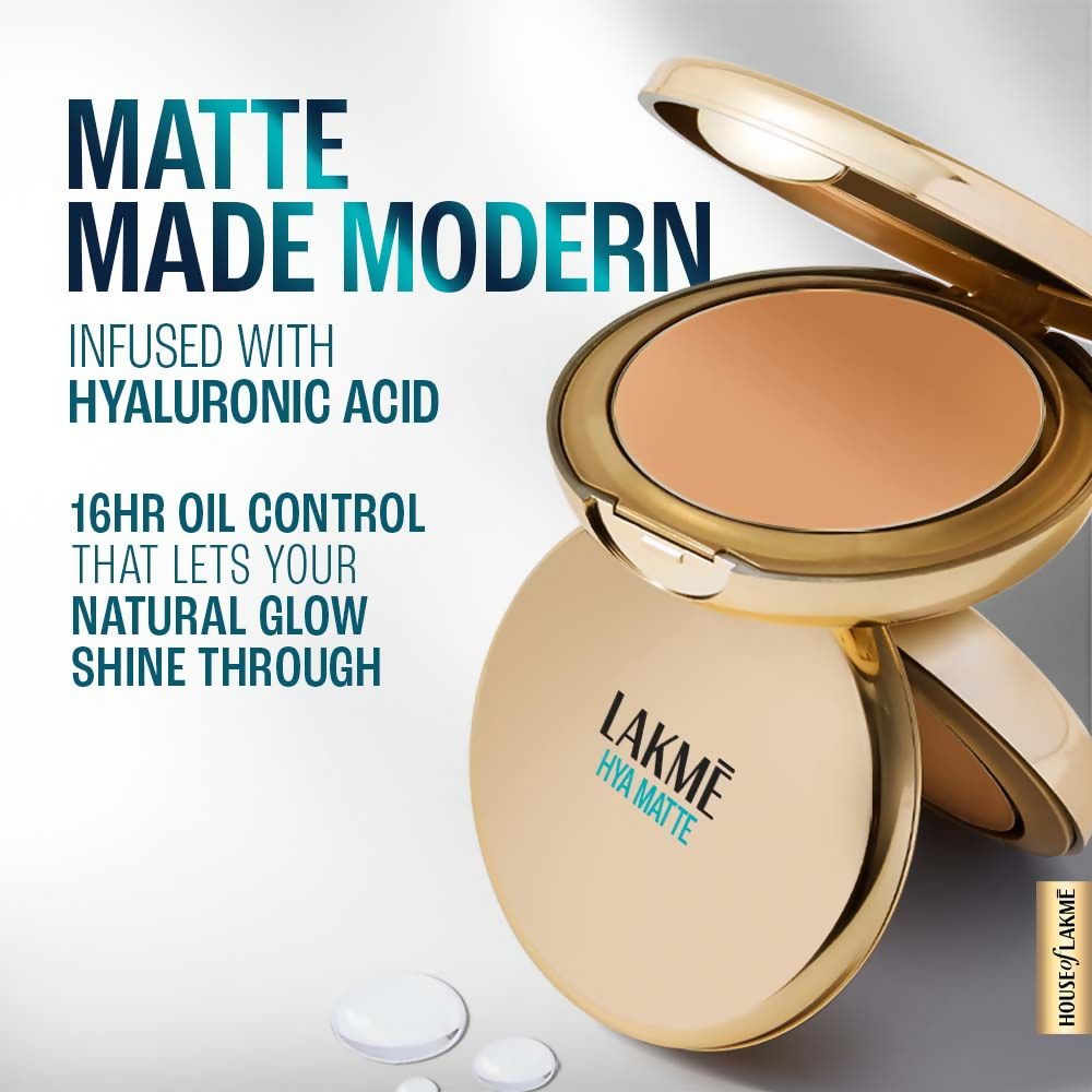 Lakme 9 To 5 Hya Matte Pressed Powder - Ivory