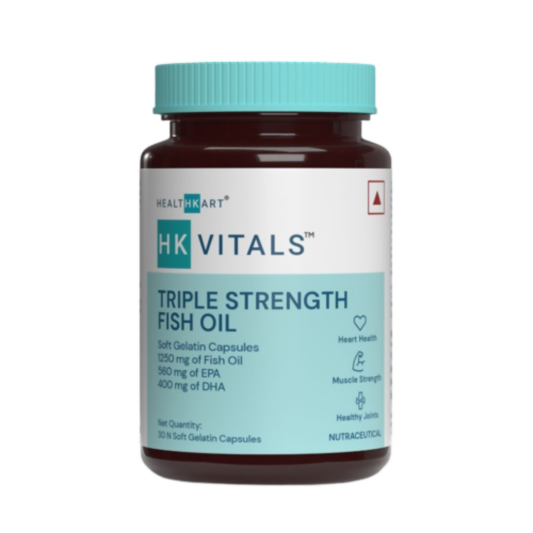 HK Vitals Triple Strength Fish Oil Capsules - Distacart