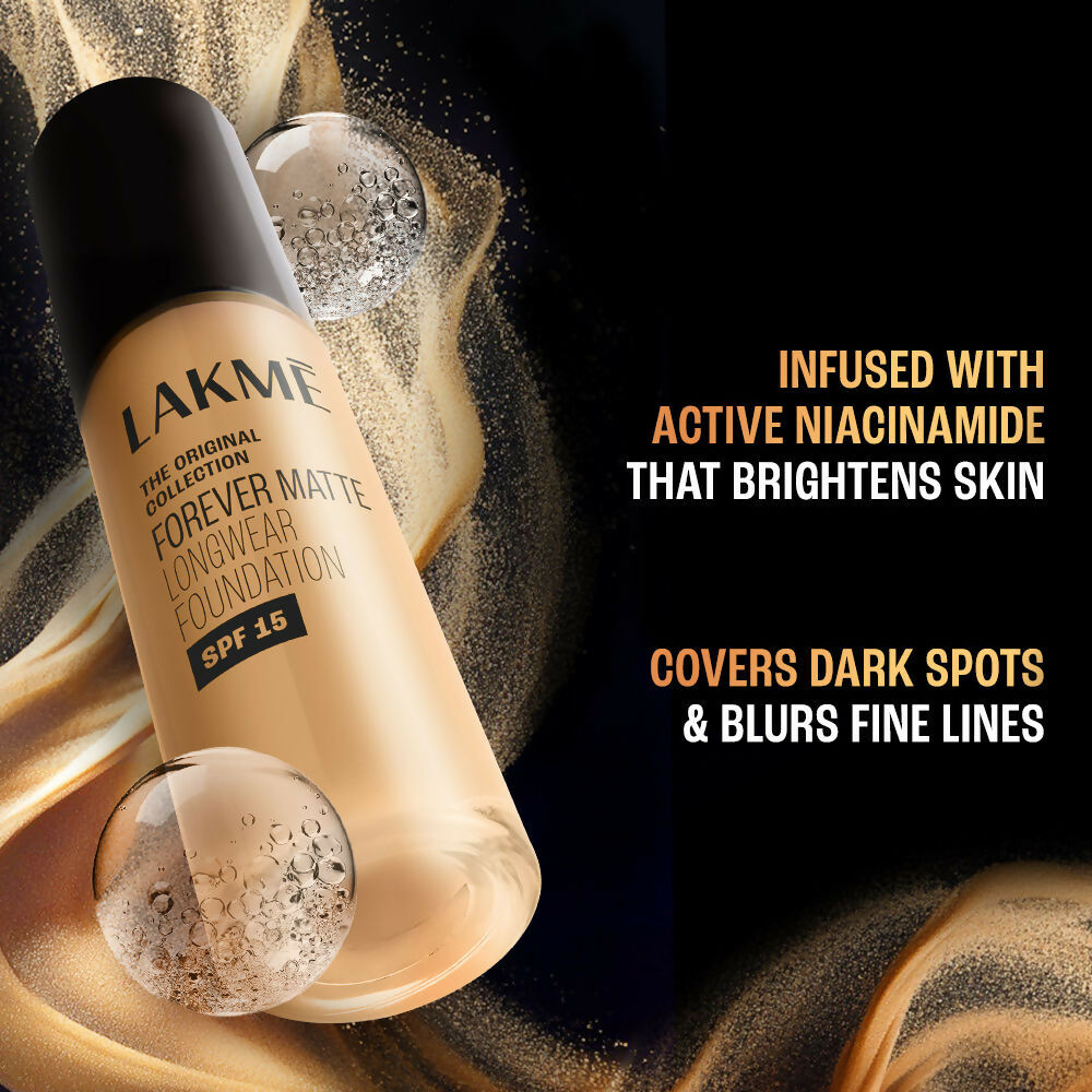Lakme Forever Matte Longwear Foundation - Cool Ivory