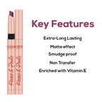 Jaquline USA Kisses & Pouts Transfer Proof Matte Lipstick - Butterfly Kiss 02