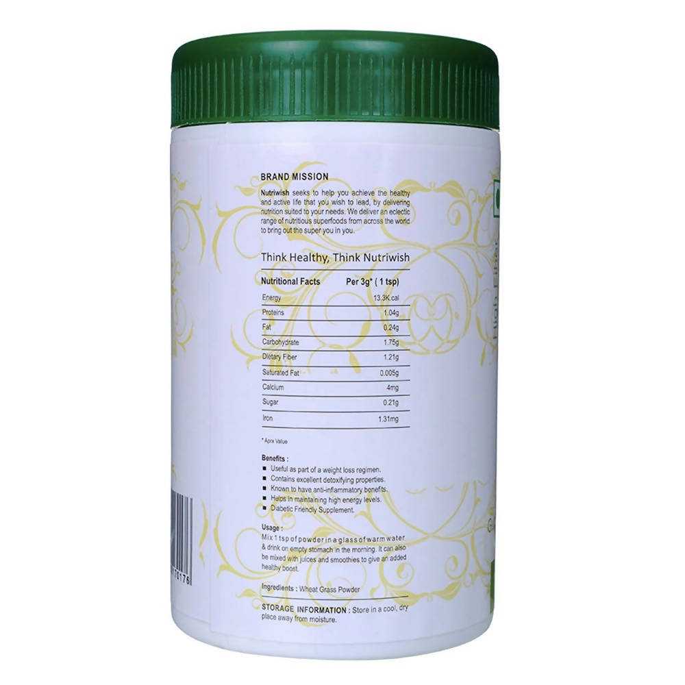 Nutriwish Wheat Grass Powder - Distacart