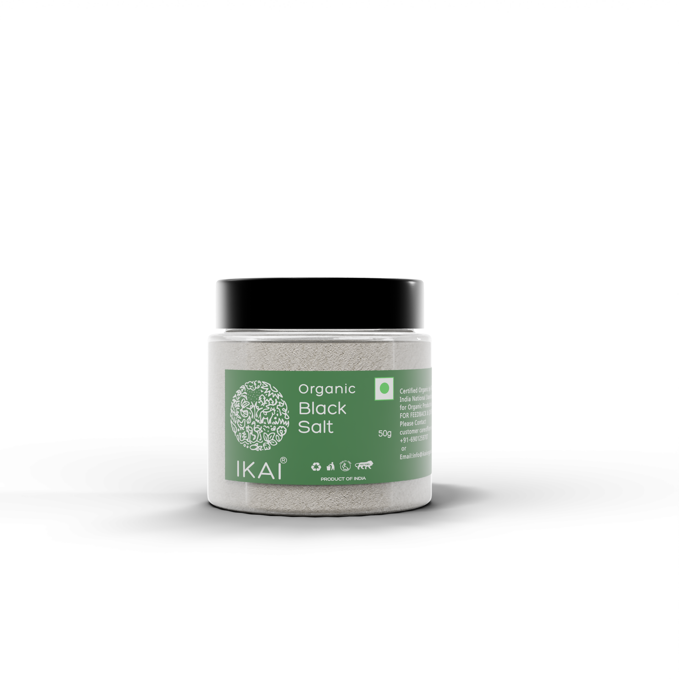 2 - Natural Black Salt - 50g