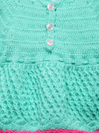 Chutput Kids Green Coloured Solid Pullover Sweater