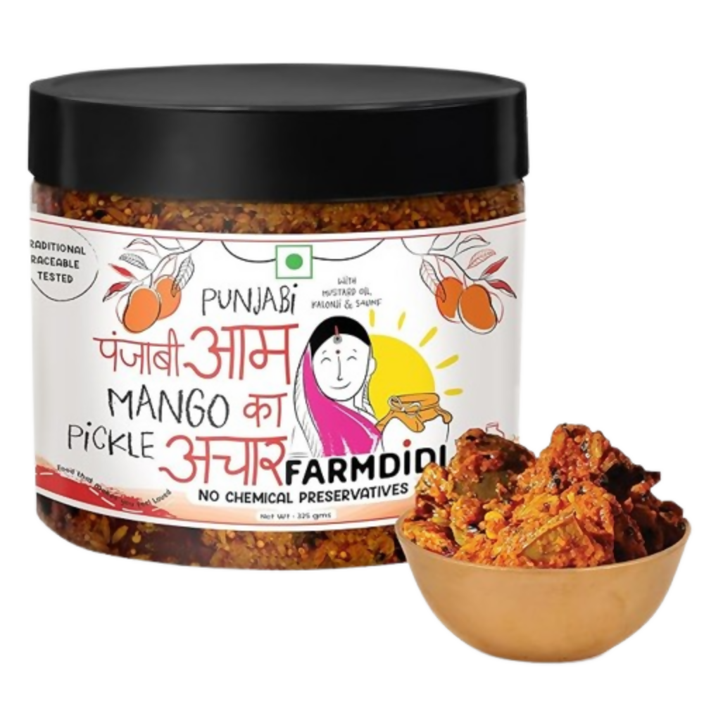 FarmDidi Punjabi Mango Pickle - Tangy & Salty