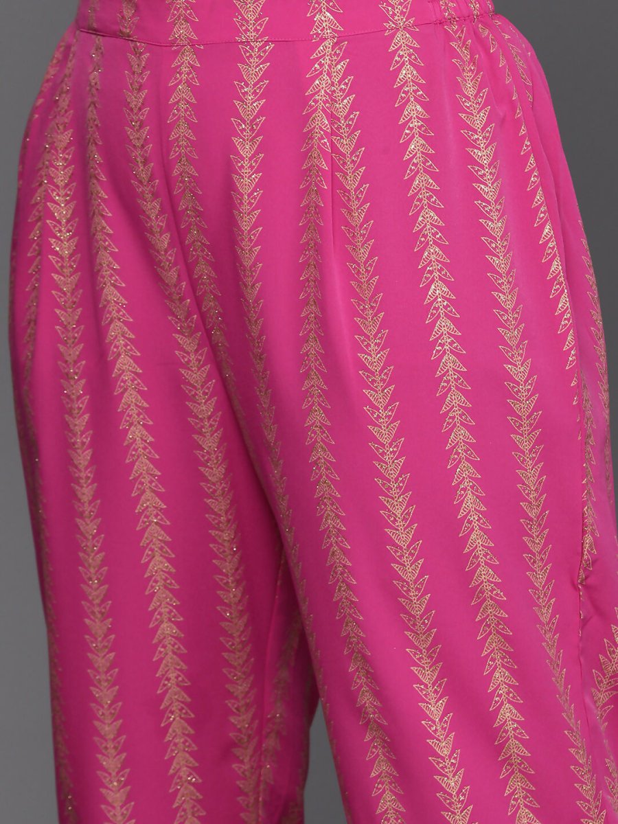 Ahalyaa Women's Traditional wear Kurta Set - Pink