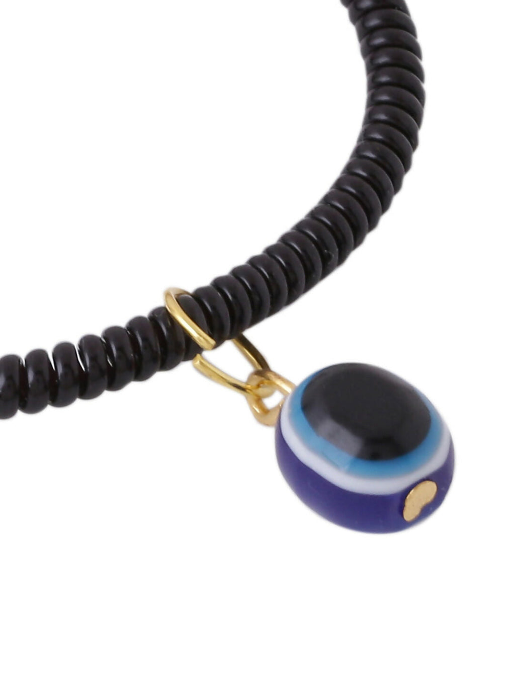 NVR Women & Men Set of 2 Black Evil Eye Rakhi With Roli Chawal - Distacart