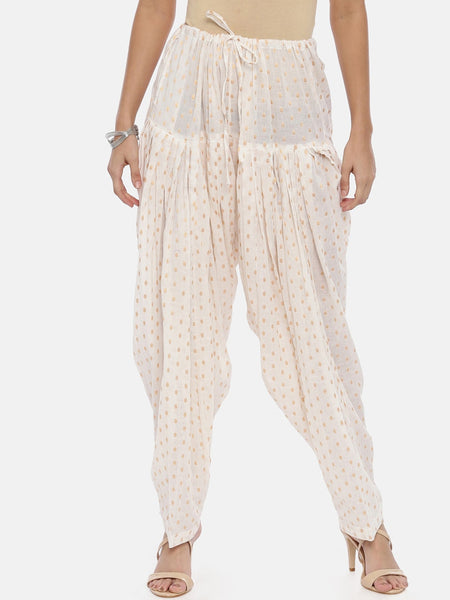 Souchii White Woven Design Patiala