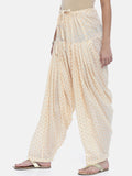 Souchii Beige Woven Design Patiala - Distacart