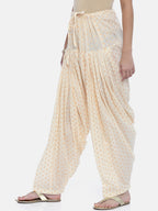 Souchii Beige Woven Design Patiala - Distacart