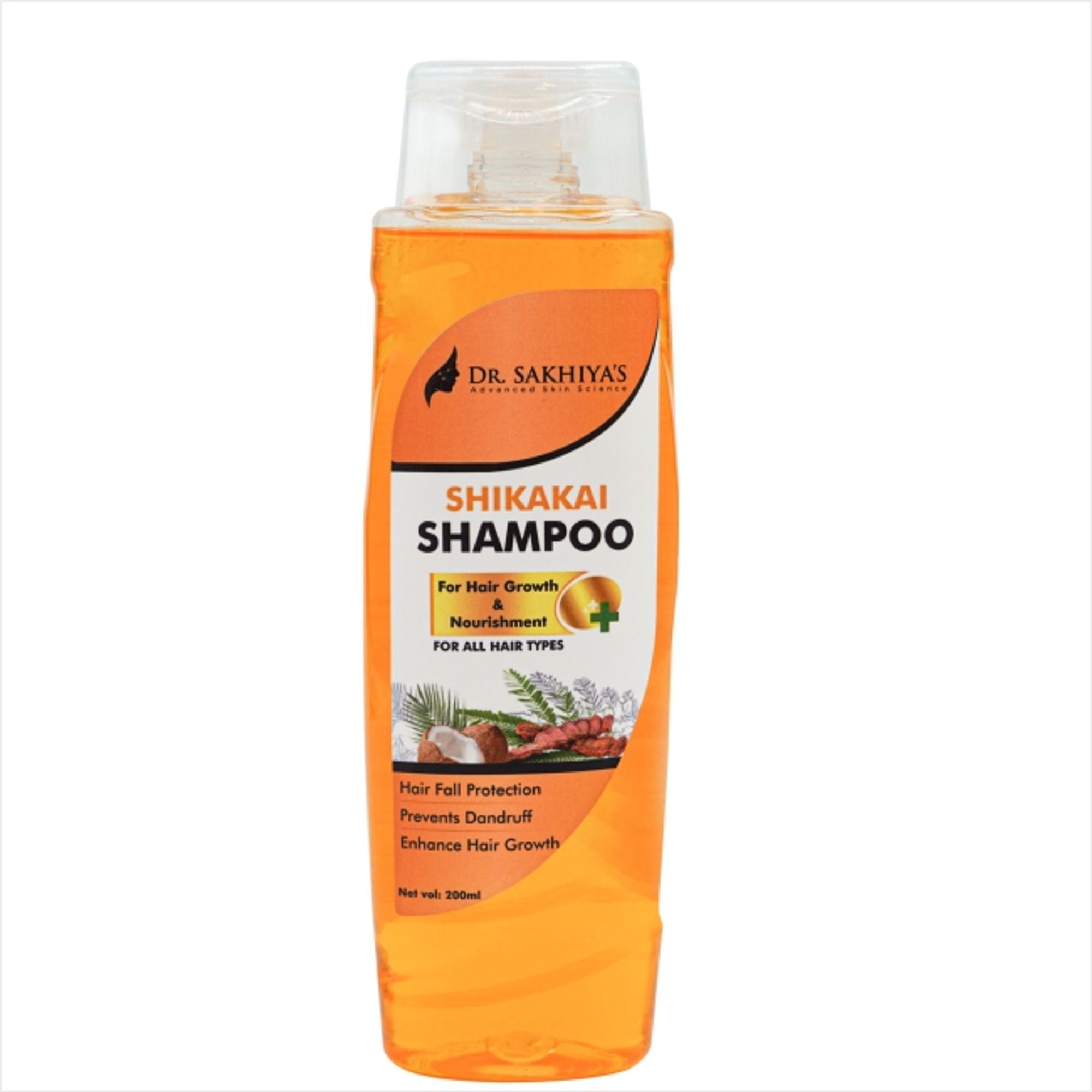 Dr.Sakhiya Shikakai Hair Growth Shampoo Ayurvedic for Strong, Healthy Hair - Distacart