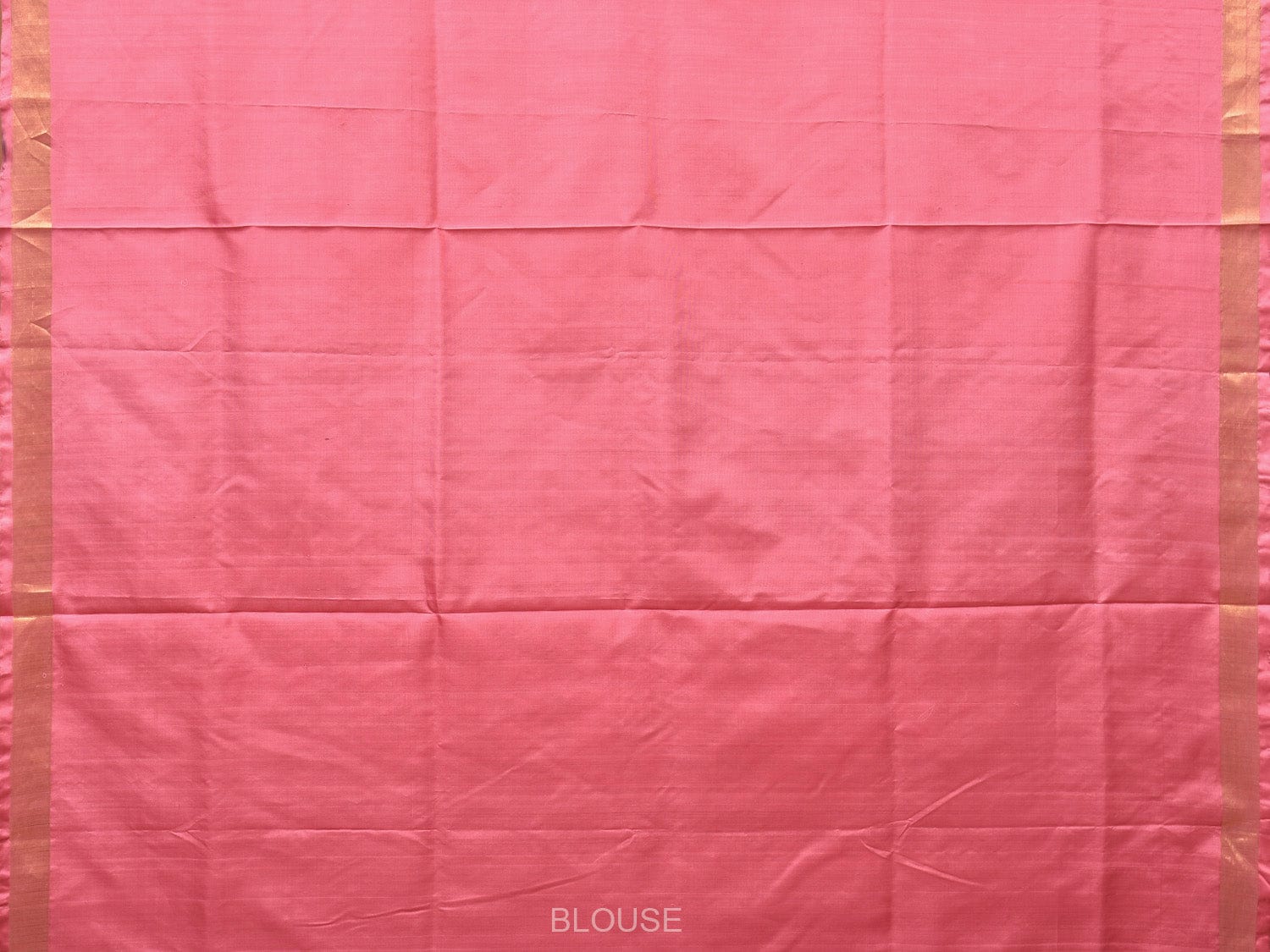 Baby Pink Uppada Silk Handloom Saree with Mango Pallu Design - Global Threads