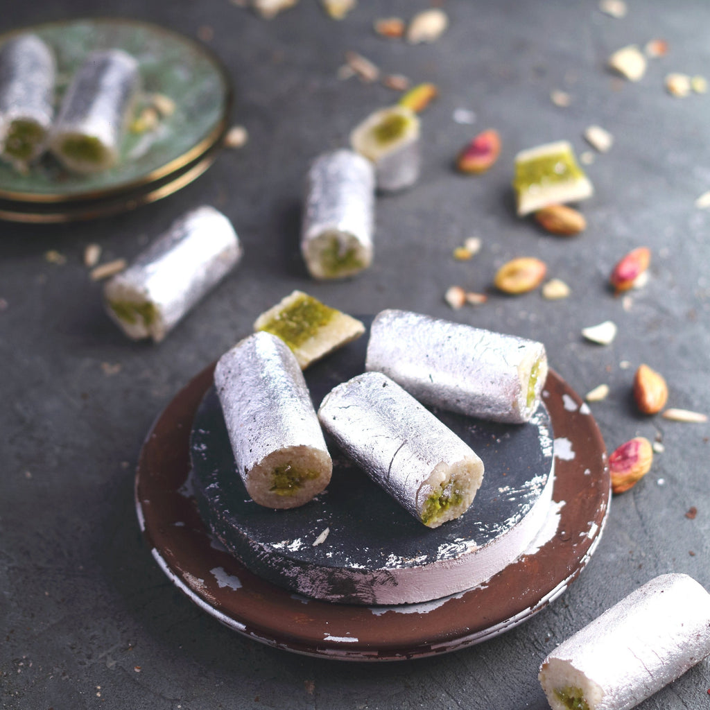 Almond House Badam Pista Roll - Distacart