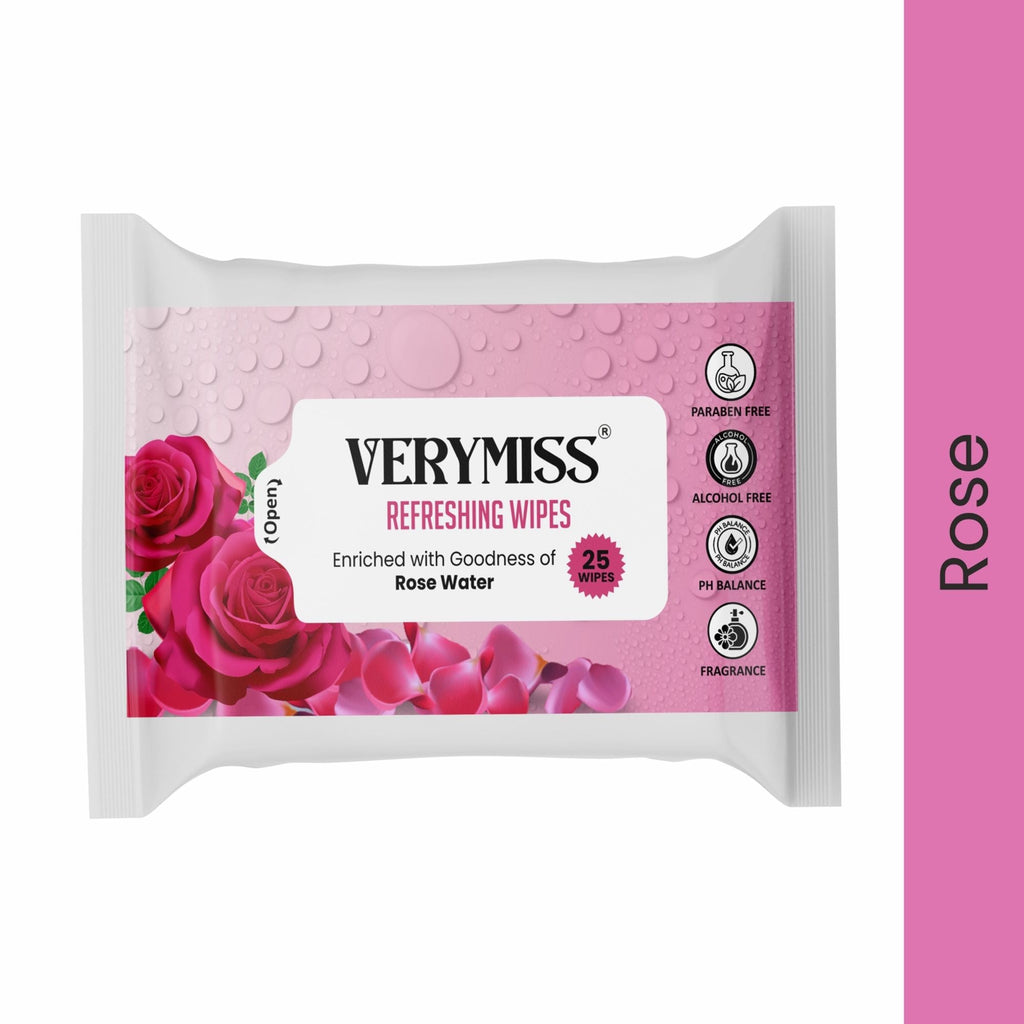 VERYMISS Rose Refreshing Face Wipes