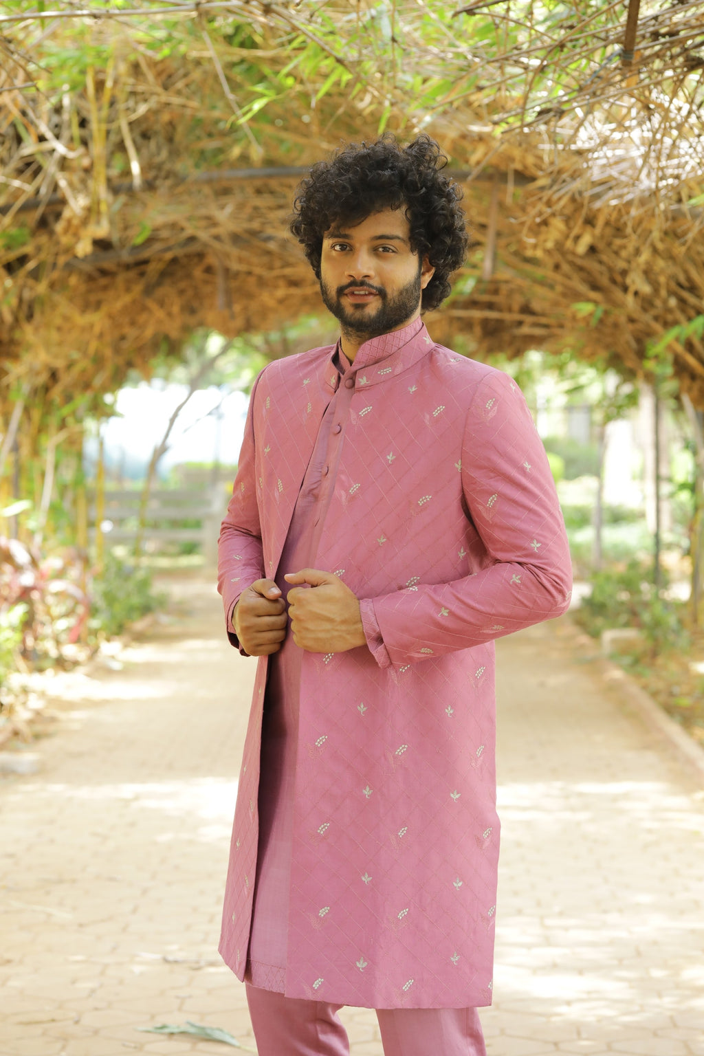 Frein Designer Kurta Jacket Set by Hilo Design