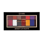 MARS Cosmetics Infinity Lip Palette with Spatula cum Applicator - 01 Multicolor - Distacart
