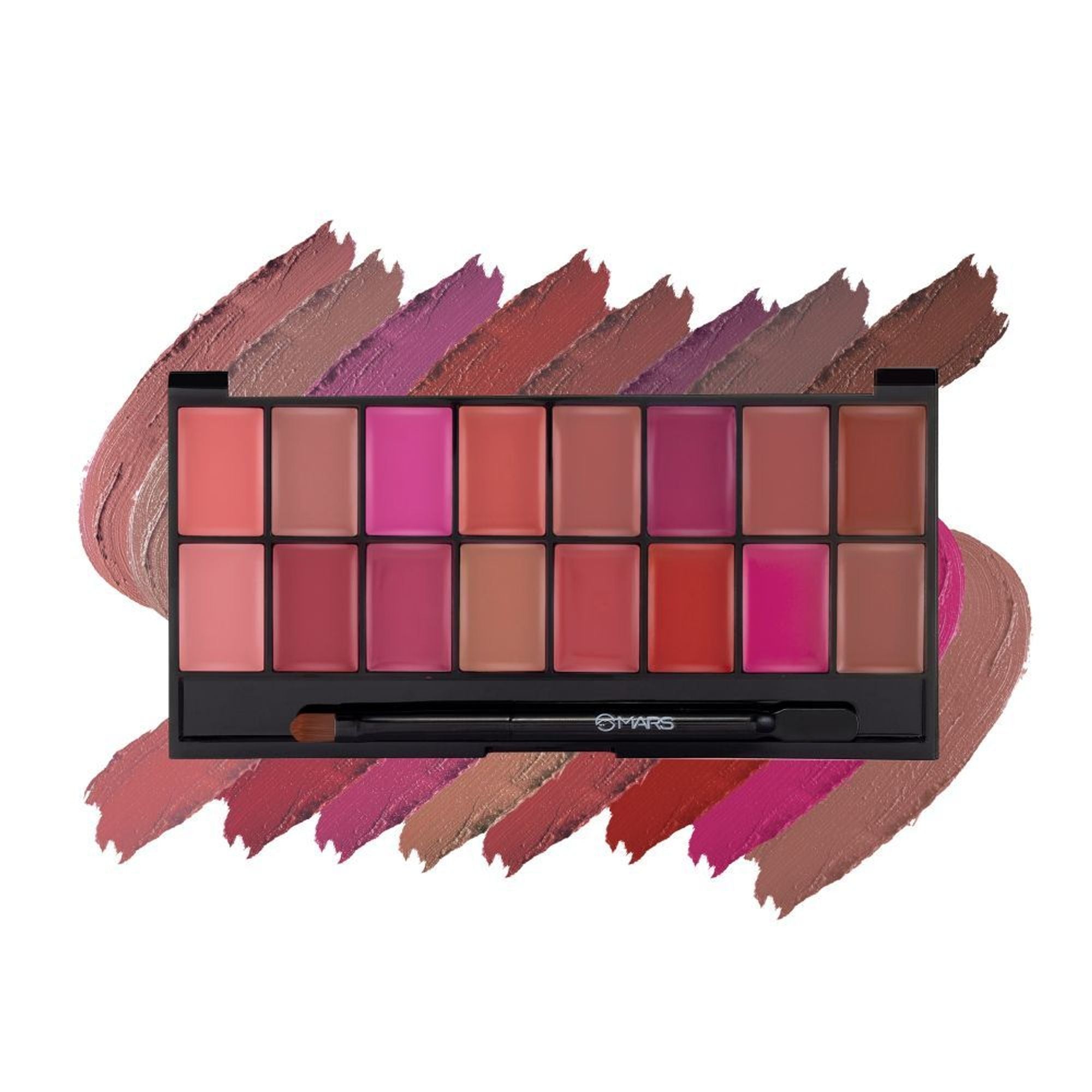 MARS Cosmetics Infinity Lip Palette with Spatula cum Applicator - 03 Multicolor - Distacart