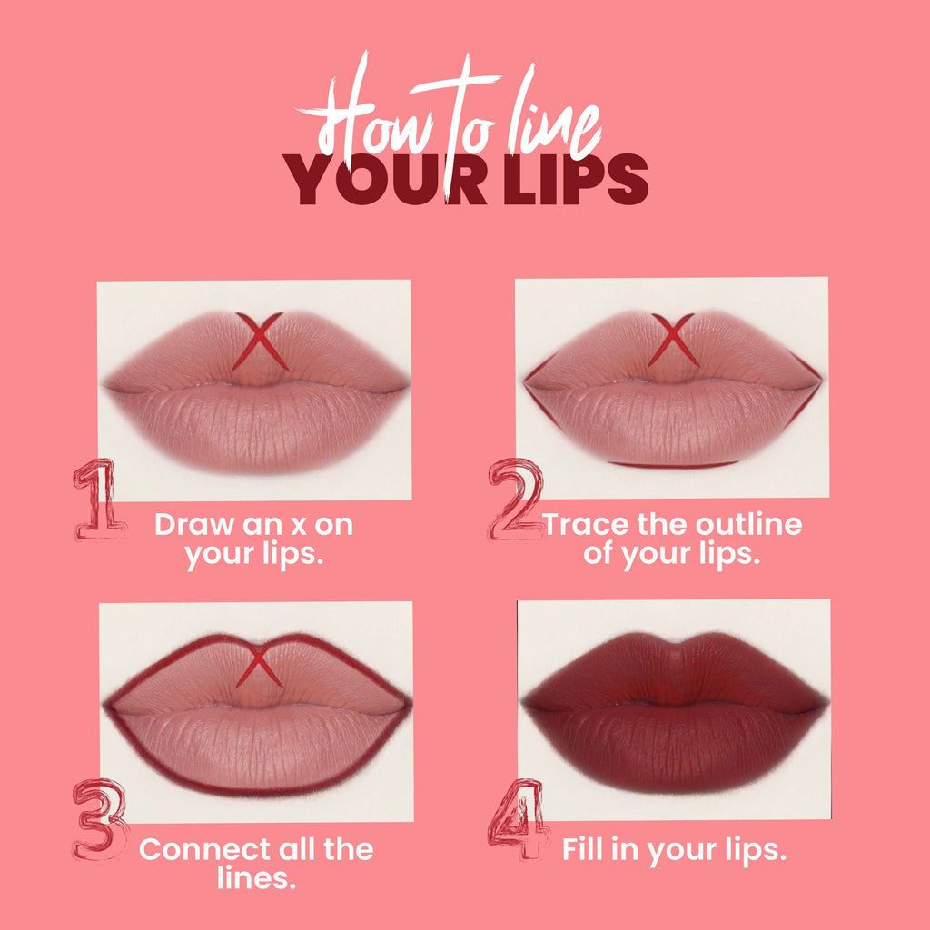 MARS Cosmetics Matte Lip Liner Pack of 10 - Set A