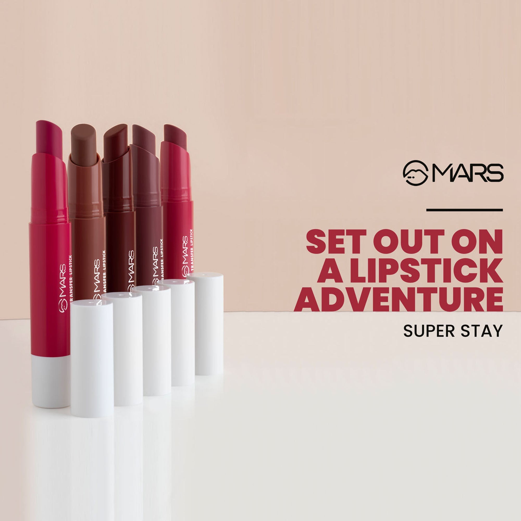 MARS Cosmetics Matte Super Stay Lipstick - 11-Queen - Distacart