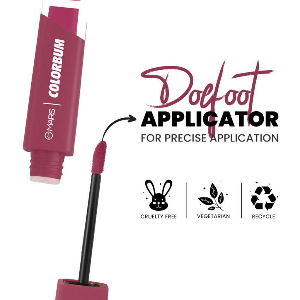 MARS Cosmetics Colorbum Liquid Matte Lipstick - 02-Scarlet Seoul - Distacart