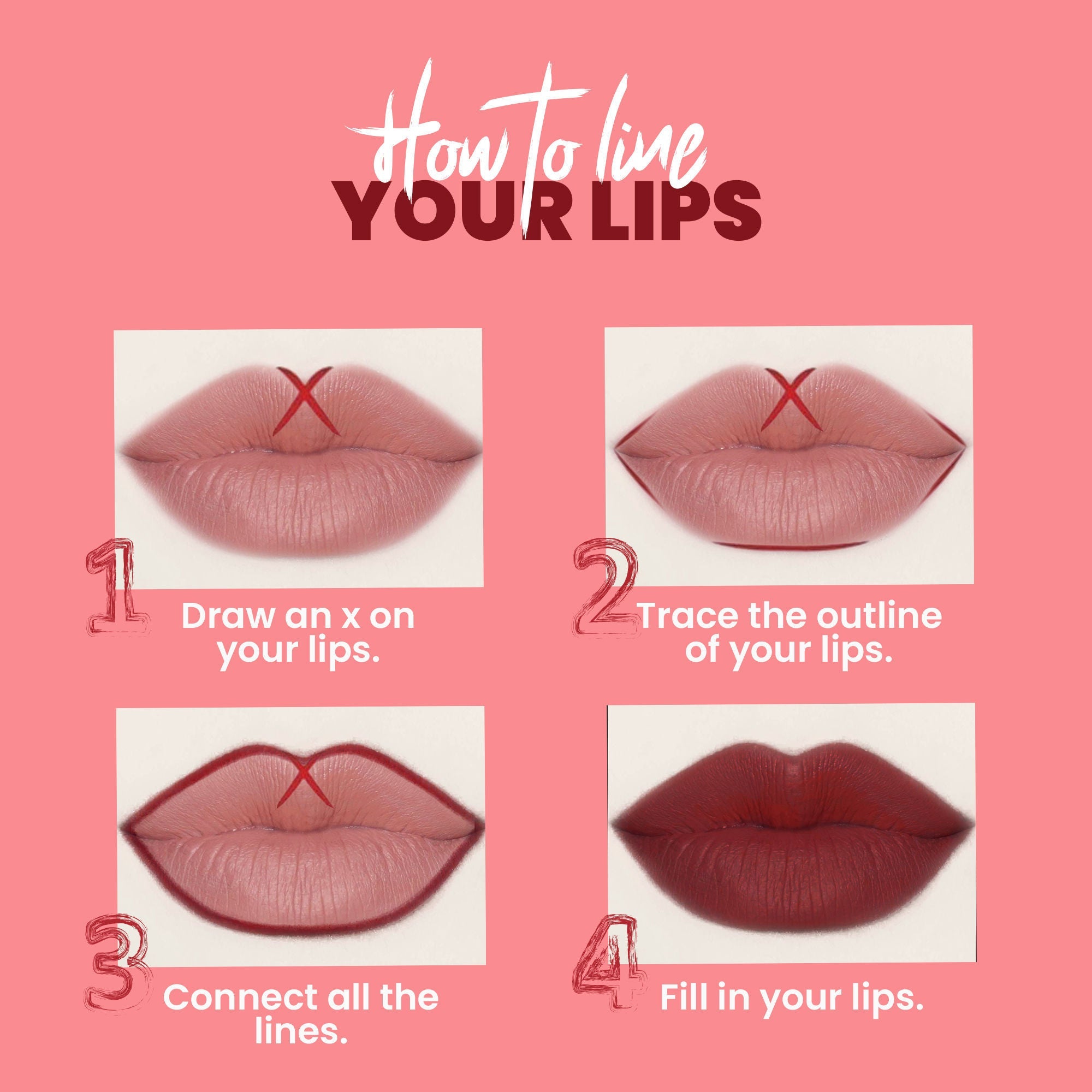 MARS Cosmetics Matte Lip Liner Pack of 10 - Set B - Distacart