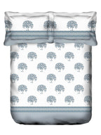 MYTRIDENT Road To Jaipur Purple Printed Cotton 210 TC King Bedsheet with 2 Pillow Covers