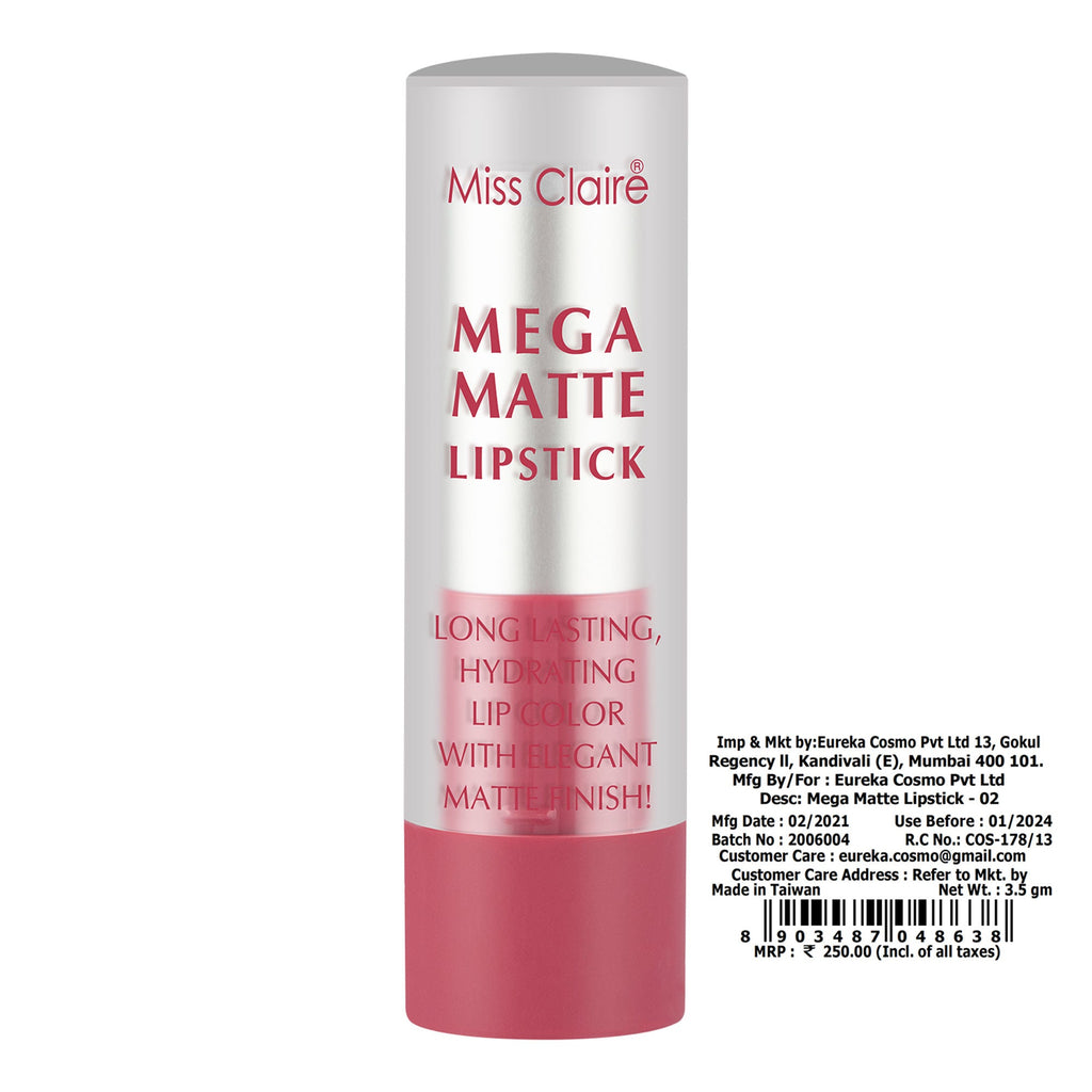 Miss Claire Mega Matte Lipstick - 2 - Distacart