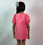 ArthLife Coral Pink Doll A-Line Dress