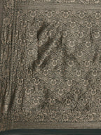 Saree Mall Green Floral Linen Blend Banarasi Saree - Distacart