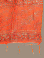HERE&NOW Ethnic Motifs Printed Thread Work Angrakha Kurta with Palazzos & Dupatta