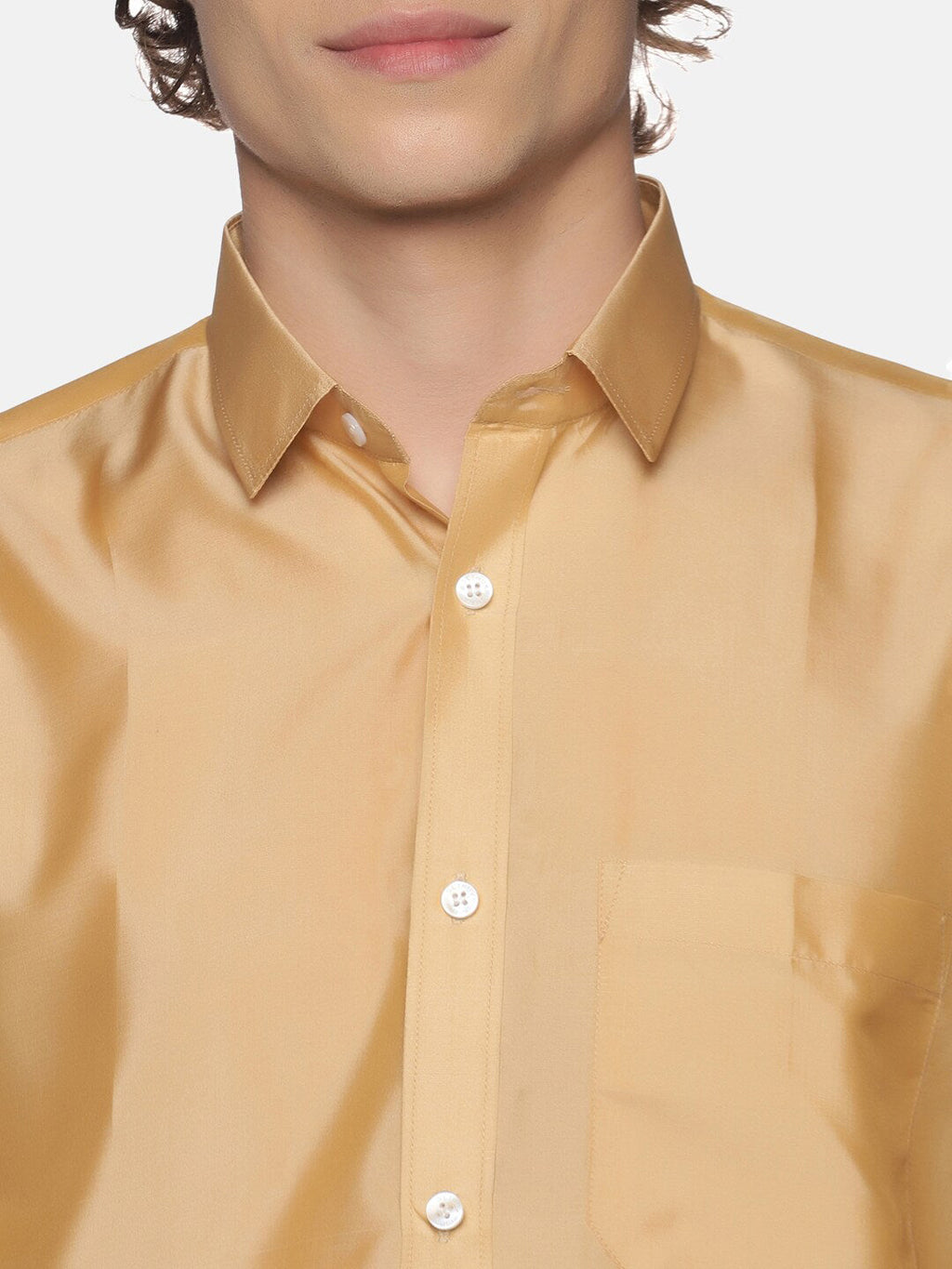 Sethukrishna Men Off White Solid Art Silk Dhotis - Distacart