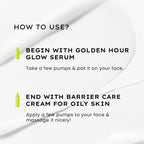 Hyphen By Kriti Sanon Daily Night Care Routine with Glow Serum & Barrier Care Cream For Oily & Combination Skin