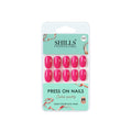 shills professional reusable press on nails oval spn543