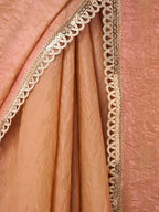 kasee Sequinned Organza Saree - Distacart