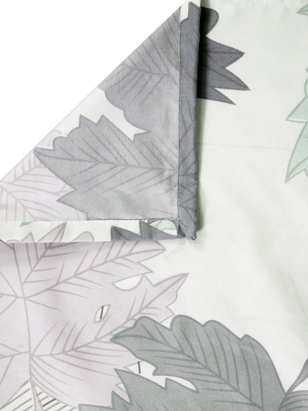 Home Sizzler White & Green Floral 210 TC Bedsheet with Pillow Covers
