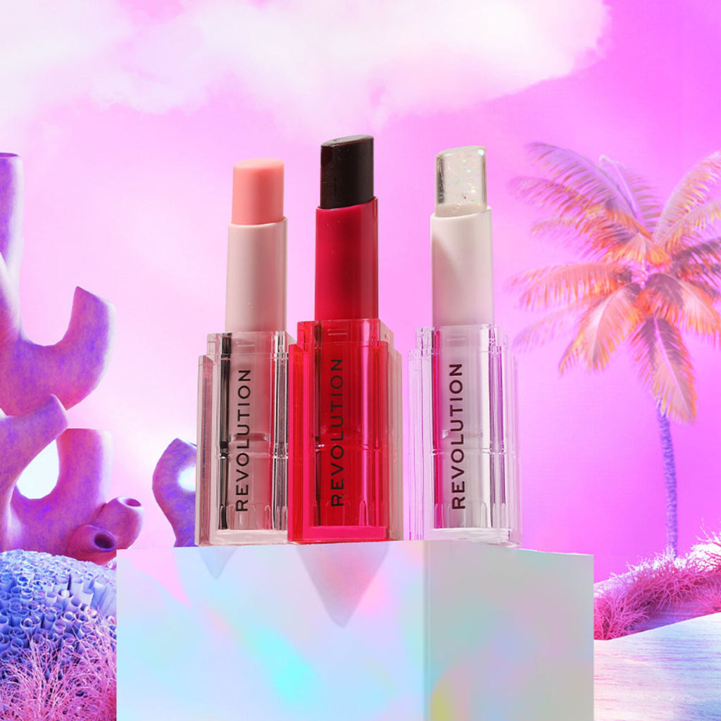 Makeup Revolution Mood Switch Aura Lip Balm - Kiss Pink - Distacart