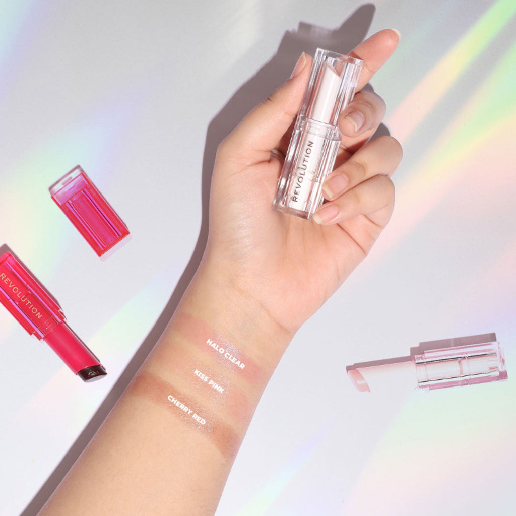 Makeup Revolution Mood Switch Aura Lip Balm - Kiss Pink - Distacart