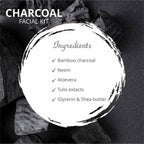 Glamveda Charcoal Purifying & Detox Facial Kit
