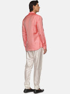 Sethukrishna Men Red Kurta with Pyjamas - Distacart