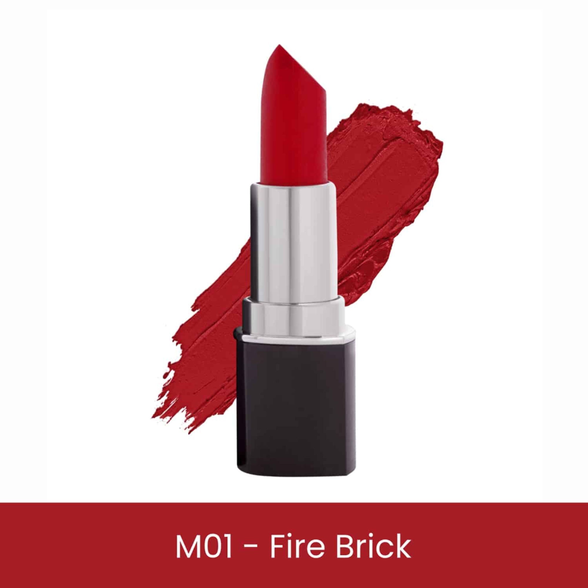 VERYMISS Matte & Satin Lipstick - M01 Fire Brick