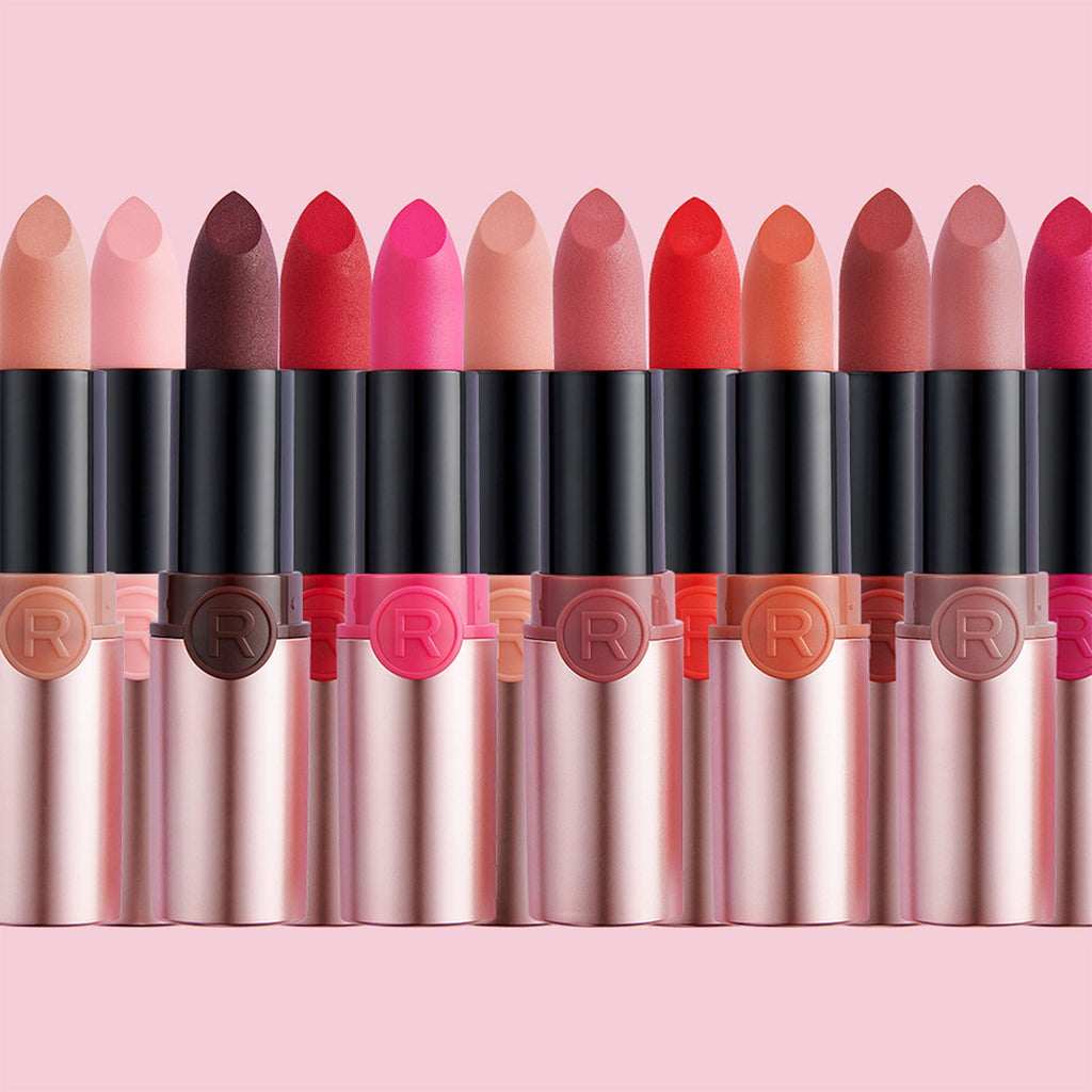 Revolution Powder Matte Lipstick - Teddy - Distacart