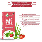 Nutriorg Aloevera Strawberry Juice - Distacart