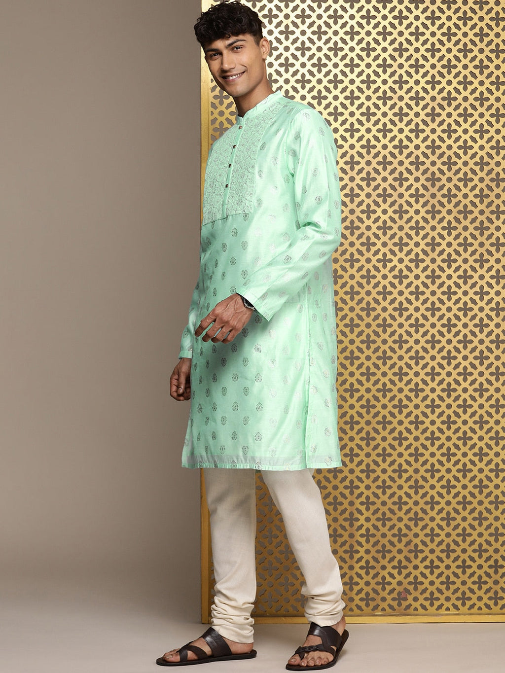 House of Pataudi Ethnic Motifs Printed Jashn Kurta