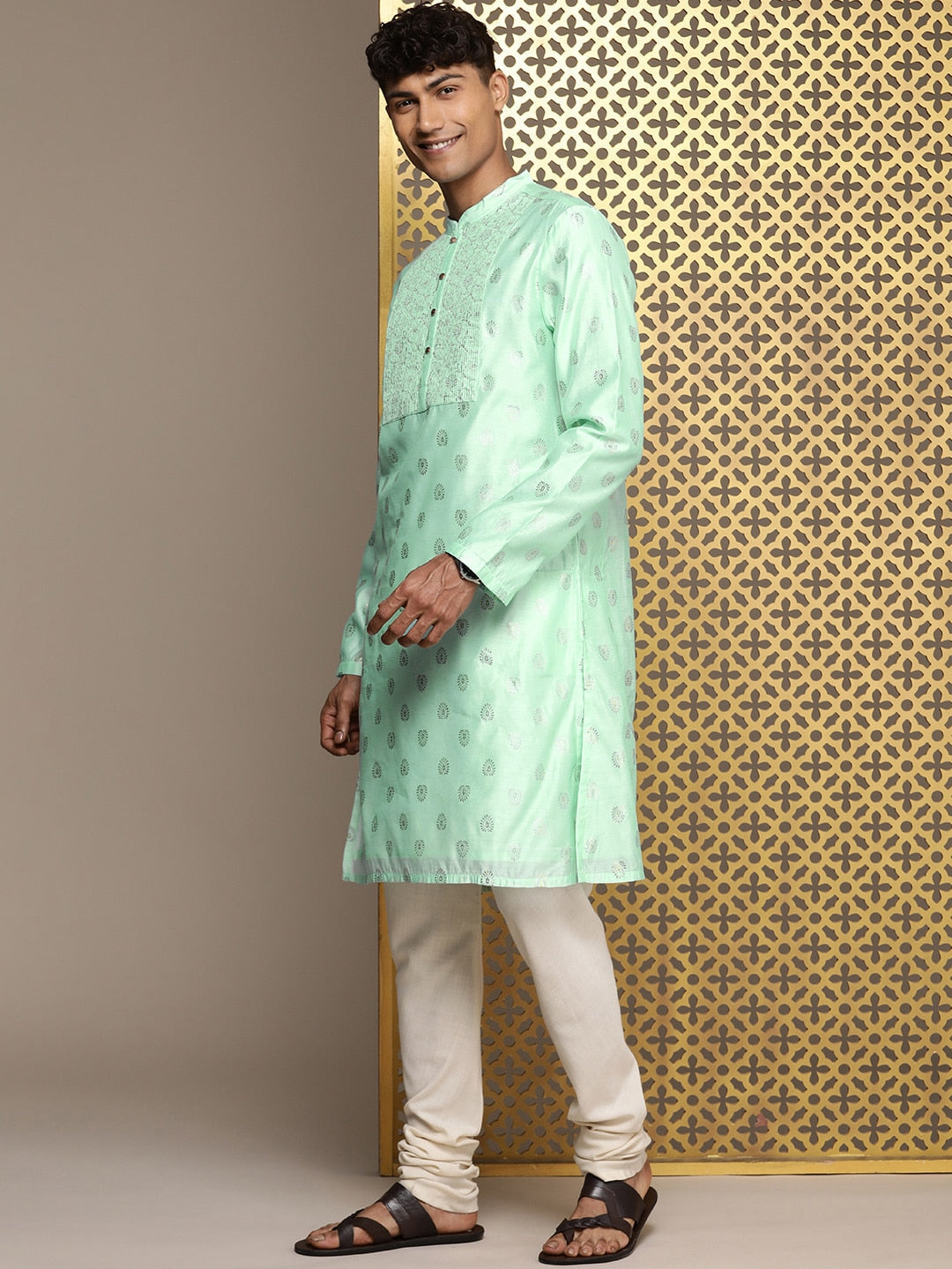 House of Pataudi Ethnic Motifs Printed Jashn Kurta